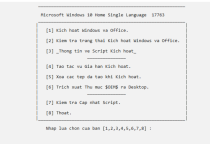 Activation Script – Active Win 10/11 Digital License và Office