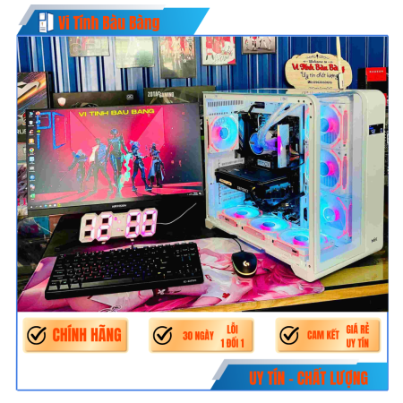 PC Gaming  | Intel i5 12400F \ RTX 3050 6G\ H610M\ RAM 16GB\ SSD 512GB - PC GAMING BÀU BÀNG