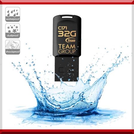 Usb Team 2.0 C171 -32G đen (chống nước, chống sốc)