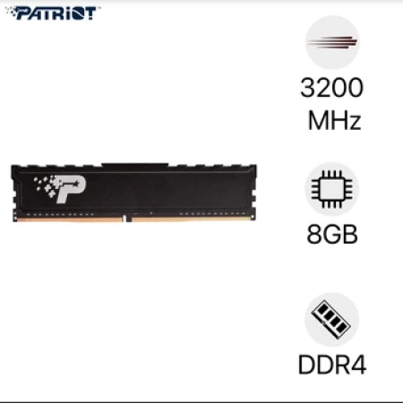 Ram PC Patriot 8GB DDR4 3200MHz Tản Nhiệt
