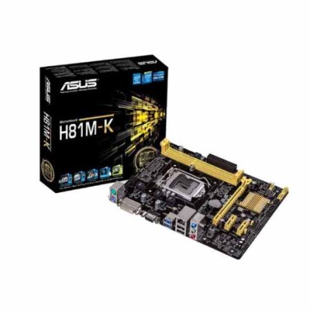 Mainboard Asus H81M-K (Intel H81/ Intel LGA 1150/ M-ATX/ 2 khe ram/ DDR3/ Lan)
