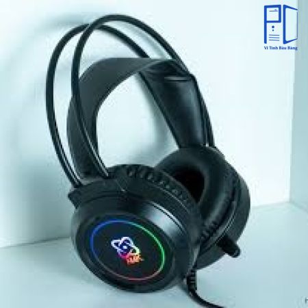 Tai Nghe Chụp Tai HAK Có MIC Kết Nối Jack USB (7.1 Surround) | Đen | Hồng