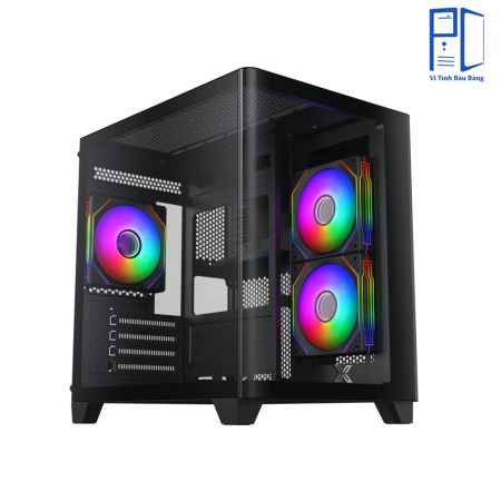 VỎ CASE XIGMATEK PANO M NANO 3GF EN45523 (MATX, 3 Fan)