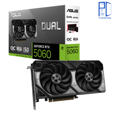 Card màn hình ASUS Dual GeForce RTX™ 5060 8GB GDDR7 OC Edition