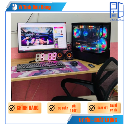 PC / i3-9100f/ Main H310/ Ram16/ SSD256G/ Card 1050/ Nguồn 500W - PC Bàu Bàng