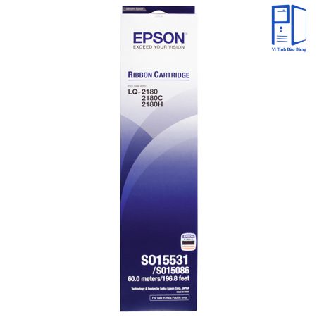 Ruy băng mực đen Epson LQ-2080/2170/2180/2190 – Ribbon chính hãng cho máy in kim Epson LQ Series