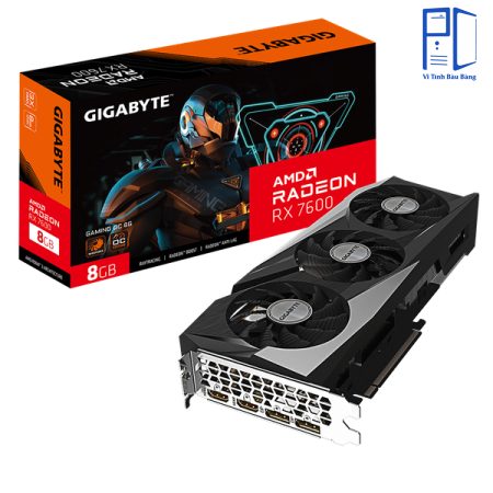 RX7600 8G Gigabyte Gaming OC 3Fan - NEW 