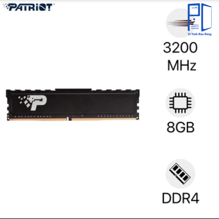 Ram PC Patriot 8GB DDR4 3200MHz Tản Nhiệt