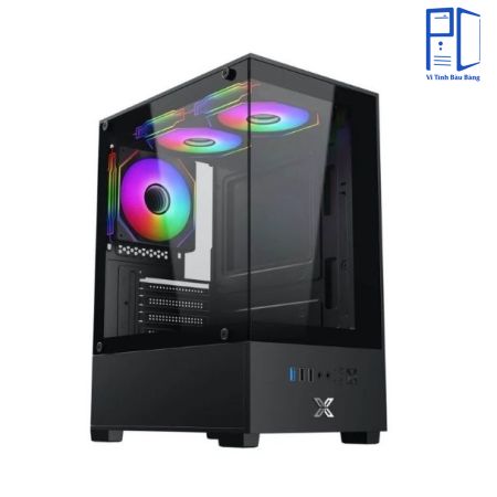Thùng máy Case Xigmatek View 3GF - Trắng - Đen - Hồng