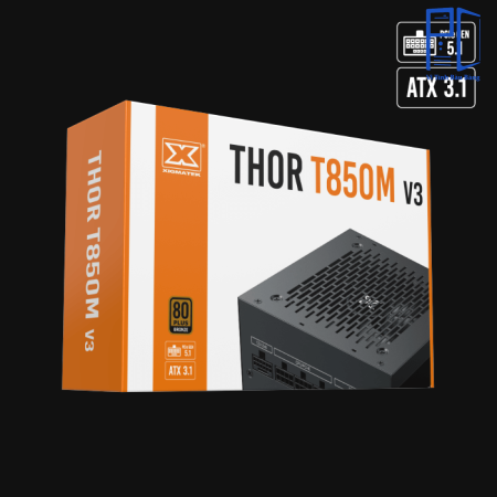 Nguồn Xigmatek Thor T850M 850W 80 Plus Bronze Full Modular Mới BH 36T