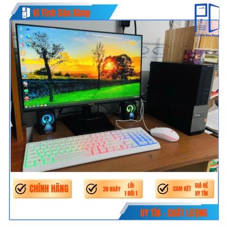 Bộ PC Văn Phòng, Học Tập - Dell 3020 / Cpu I7 / Ram 8/ SSD 256/ Nguồn 500w 