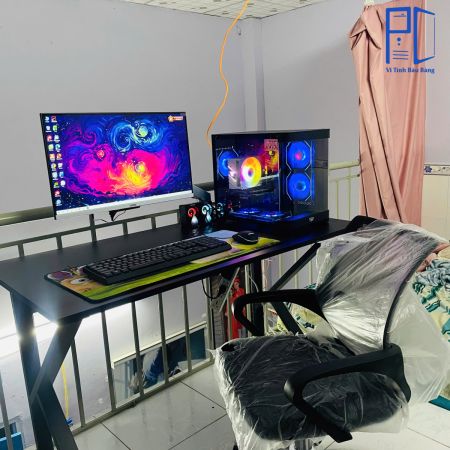 Combo Bàn Ghế  - Đen/Trắng/Hồng