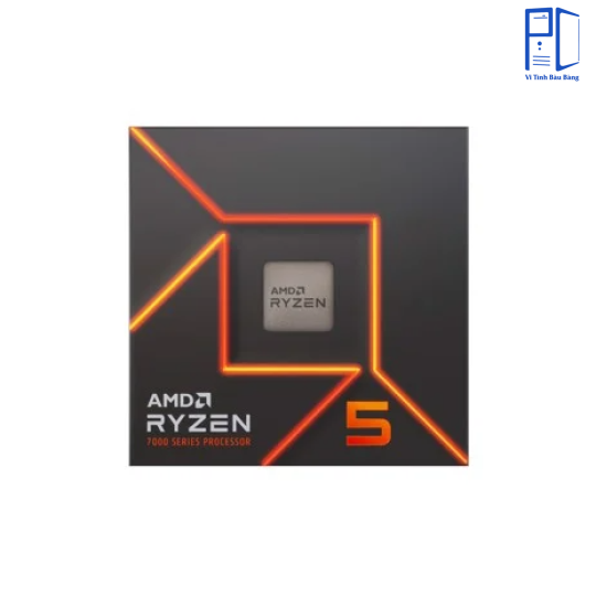 Bộ vi xử lý AMD Ryzen 5 7600 / 3.8GHz Boost 5.1GHz / 6 nhân 12 luồng / 38MB / AM5