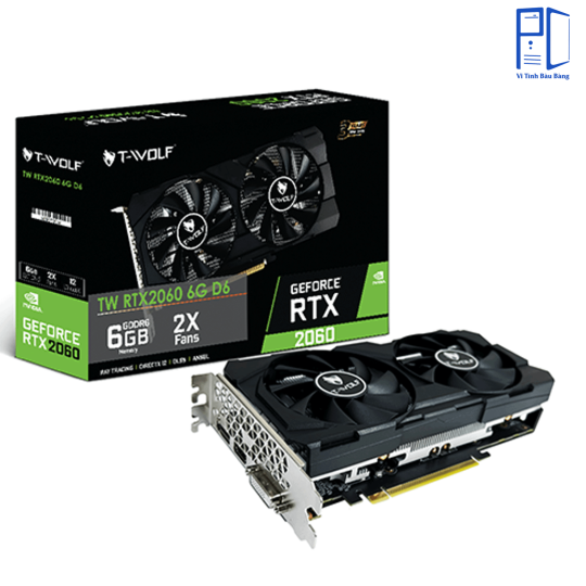 Card màn hình T-WOLF RTX 2060 6GB GDDR6 ( New Full Box 36 tháng)